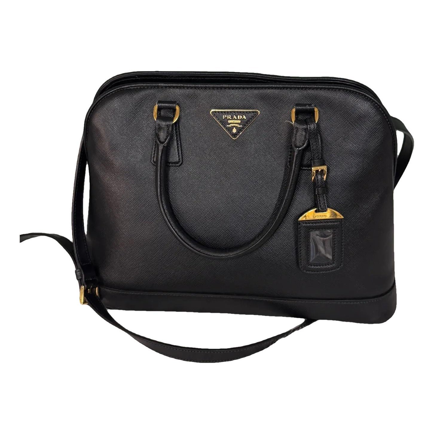 Promenade leather handbag