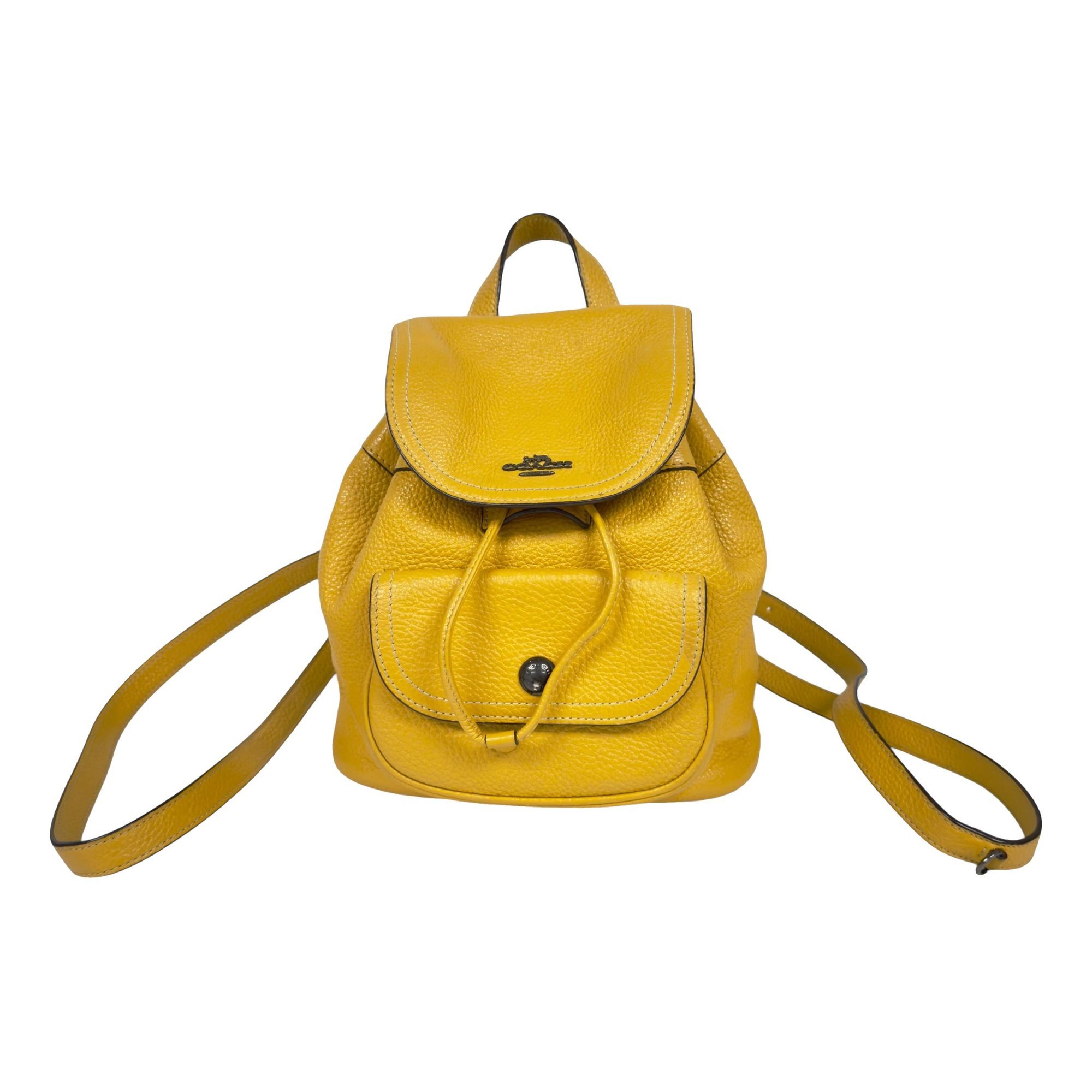 Leather backpack