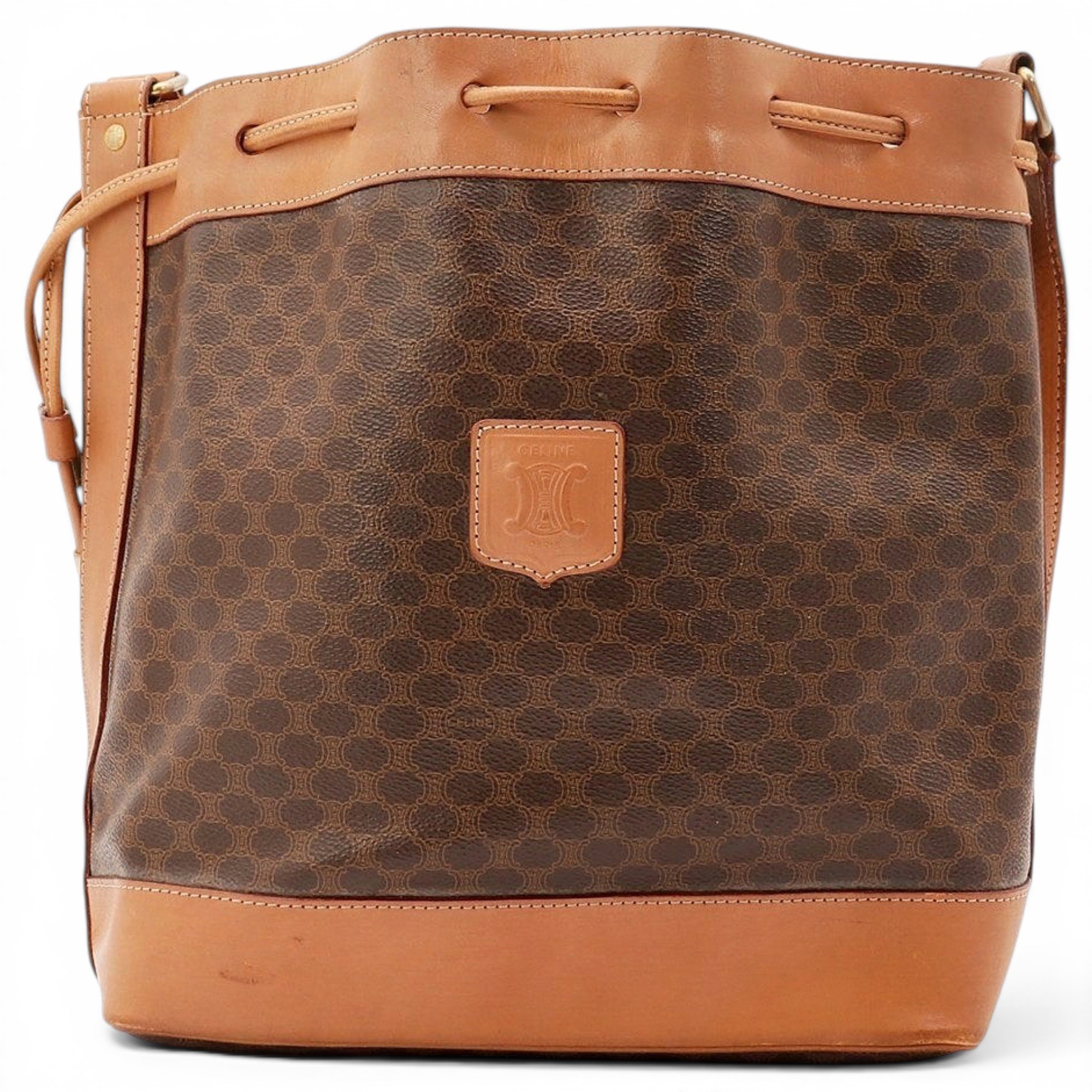 Triomphe leather handbag