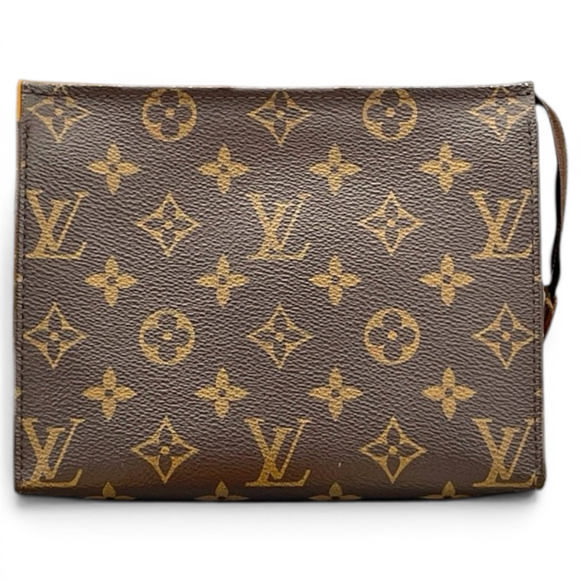 Leather clutch bag