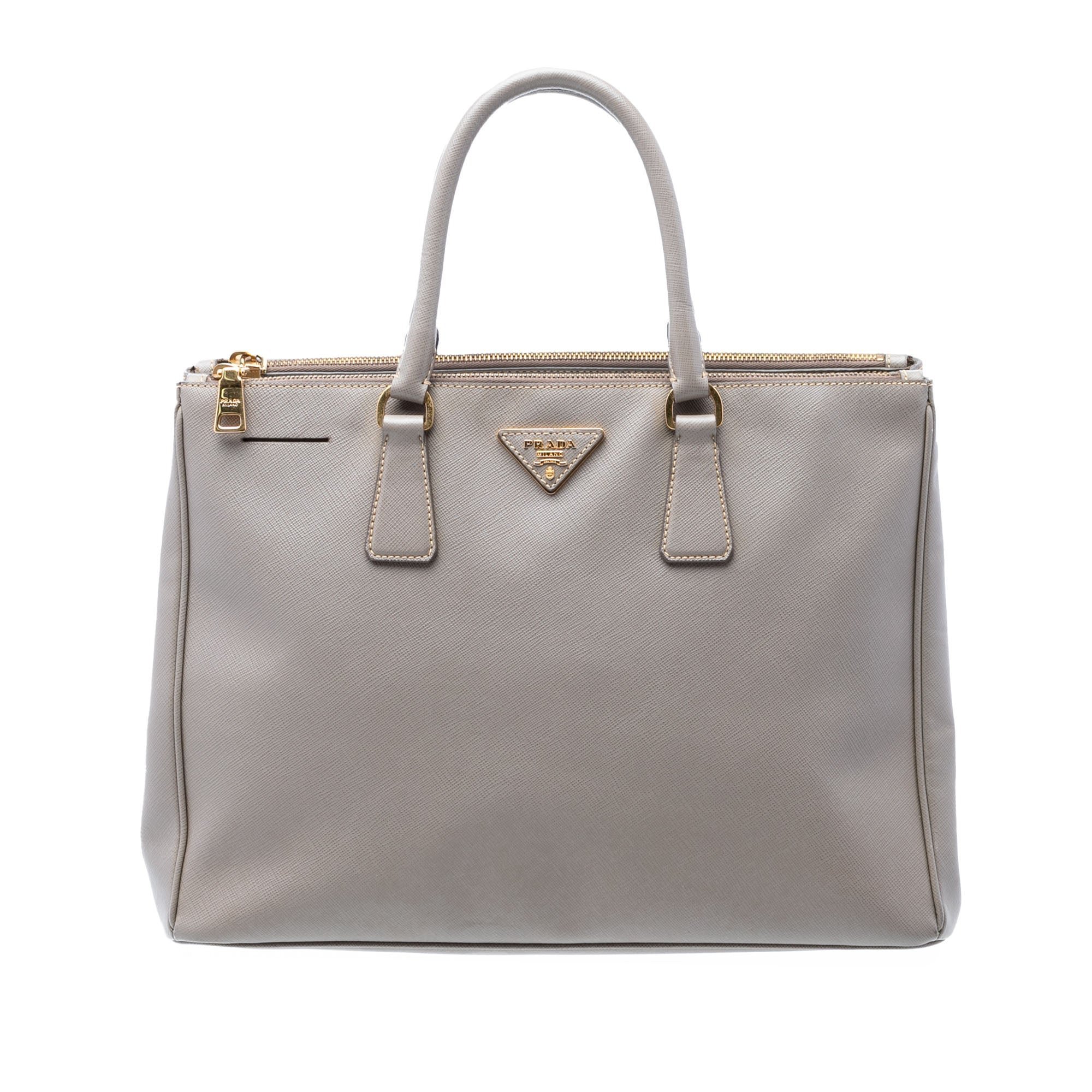 Leather tote