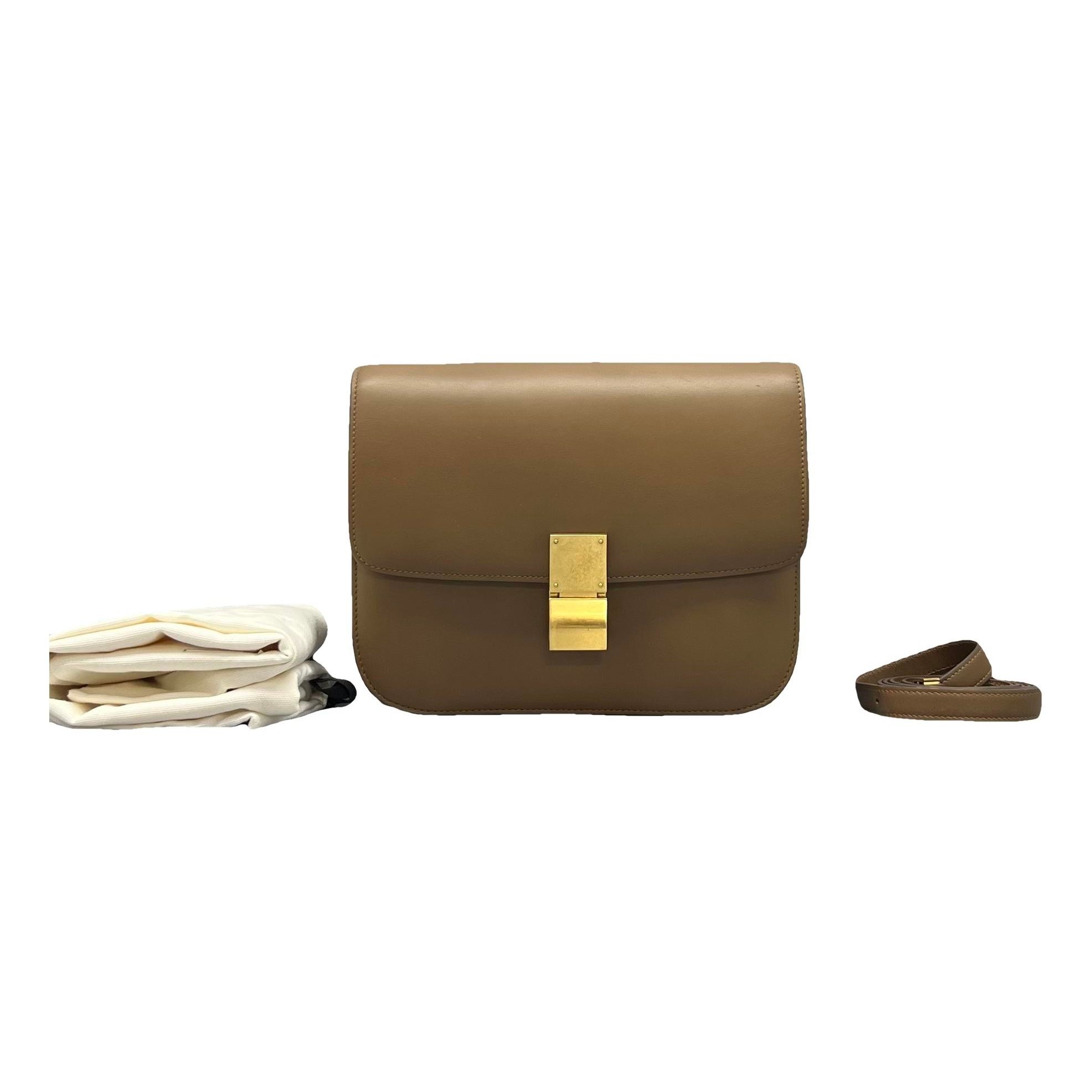 Classic leather crossbody bag