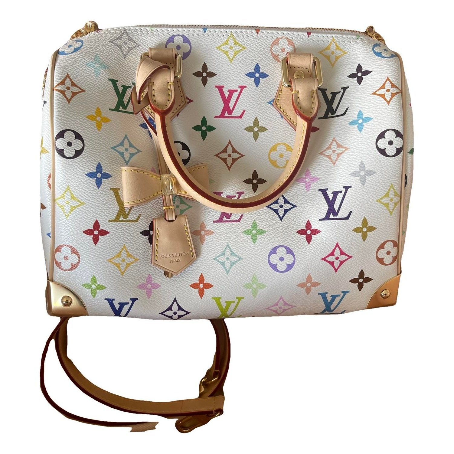 Speedy leather handbag