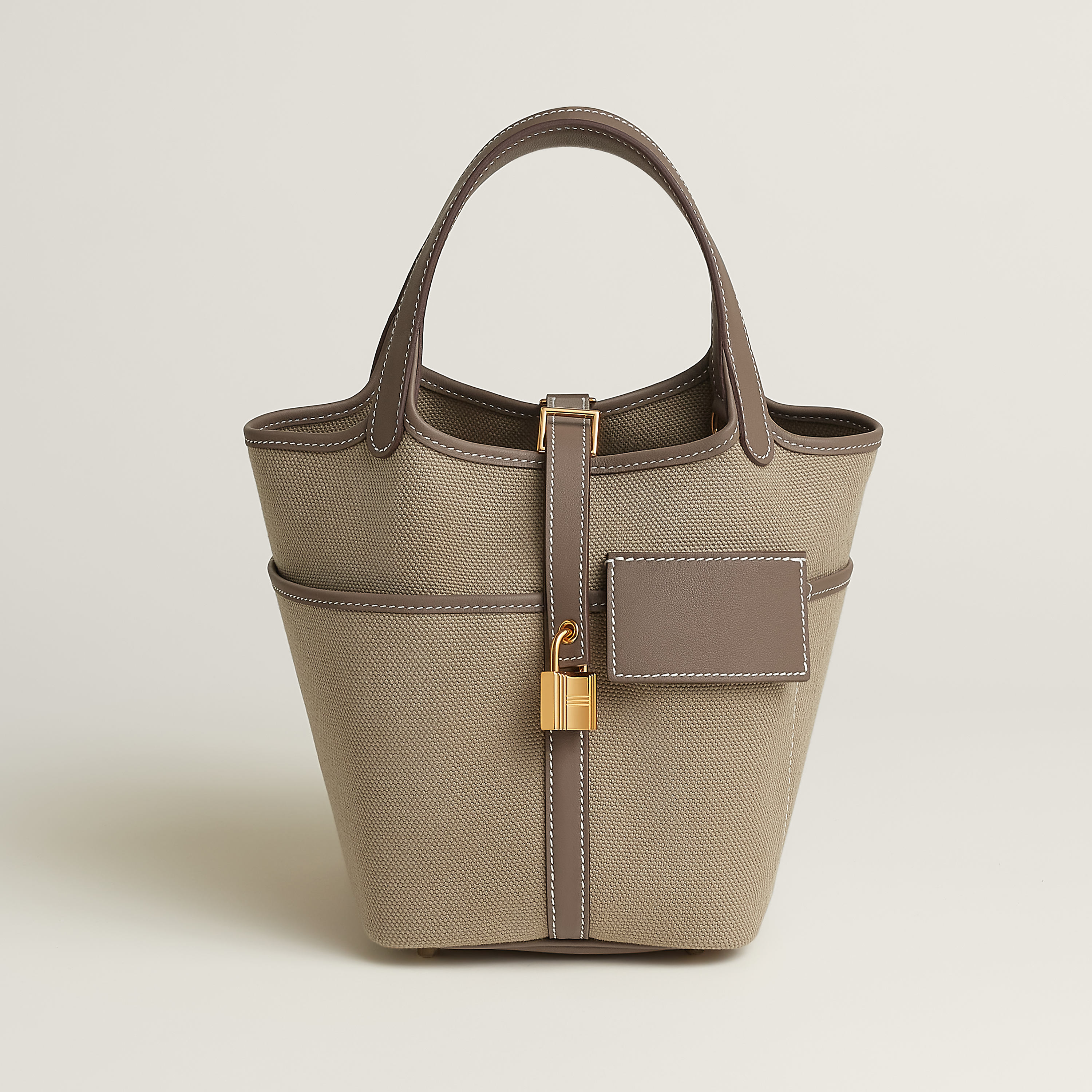 Picotin Lock 18 pocket bag in Étoupe