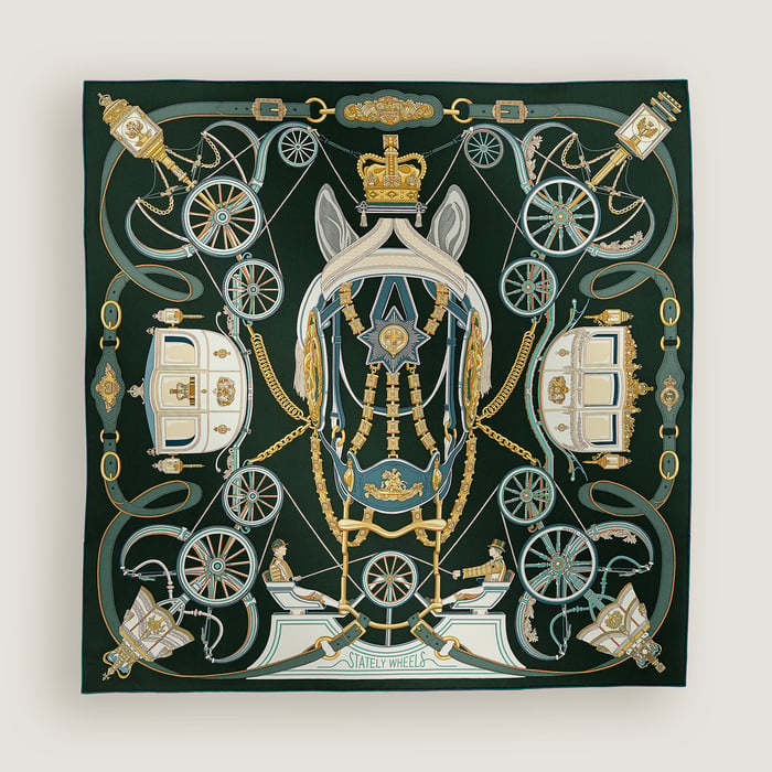 Stately Wheels Scarf 90