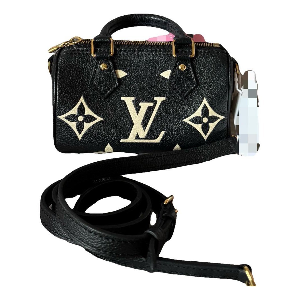 Louis Vuitton Nano Speedy / Mini HL leather handbag
