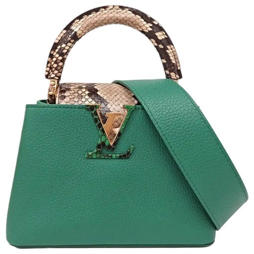Capucines leather handbag