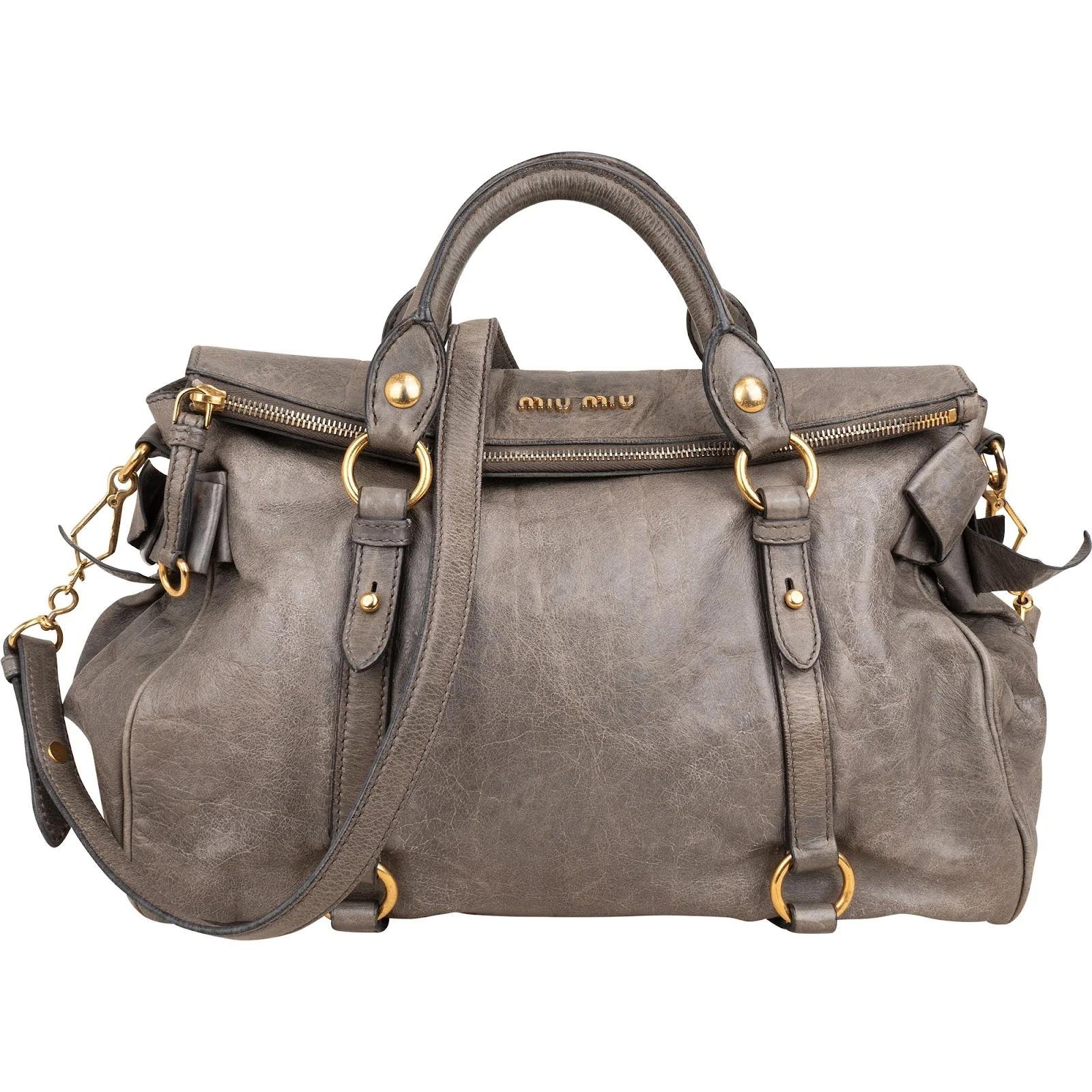 Vitello leather handbag