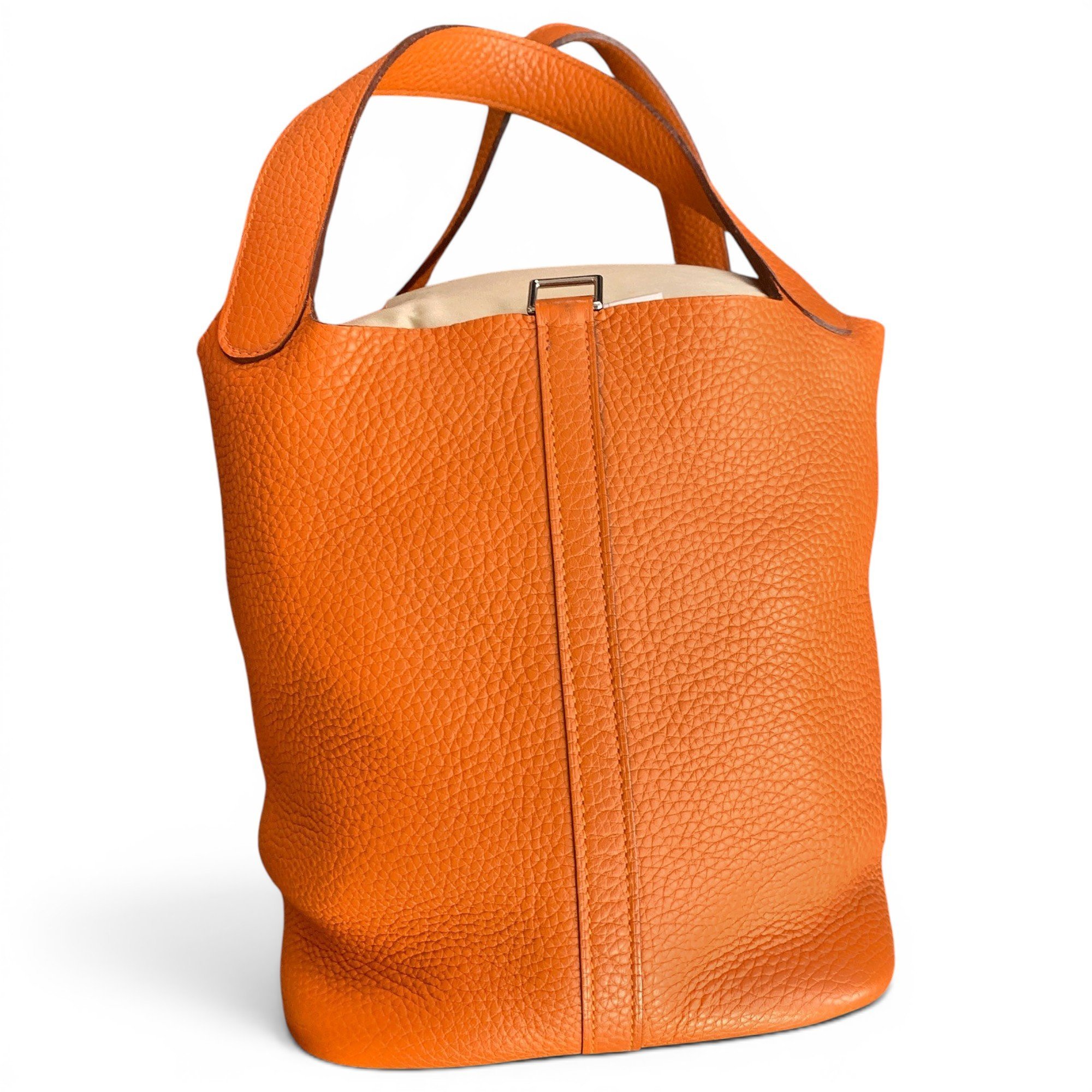 Picotin leather handbag