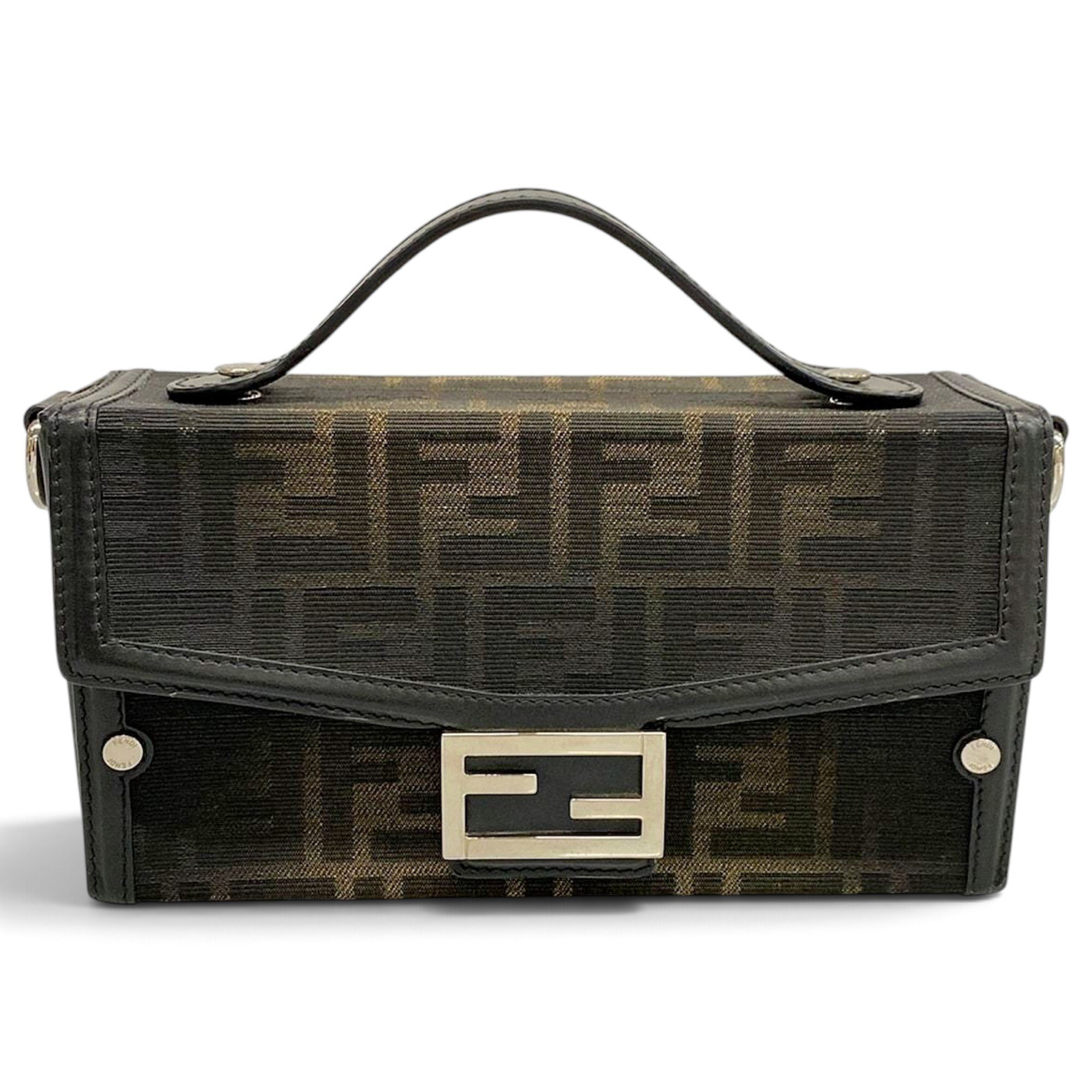 Baguette leather handbag