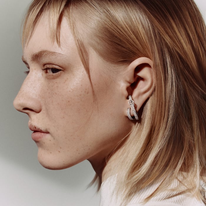 Sans Coloris Etriviere Dangle Earrings, Small Model