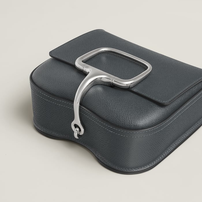 Gris Misty Hermès Della Cavalleria Mini Bag II