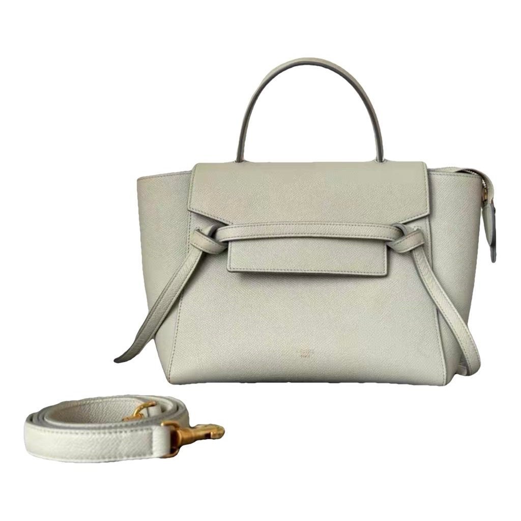 Belt leather handbag