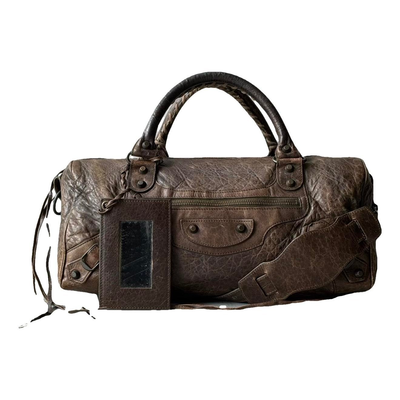 Leather handbag