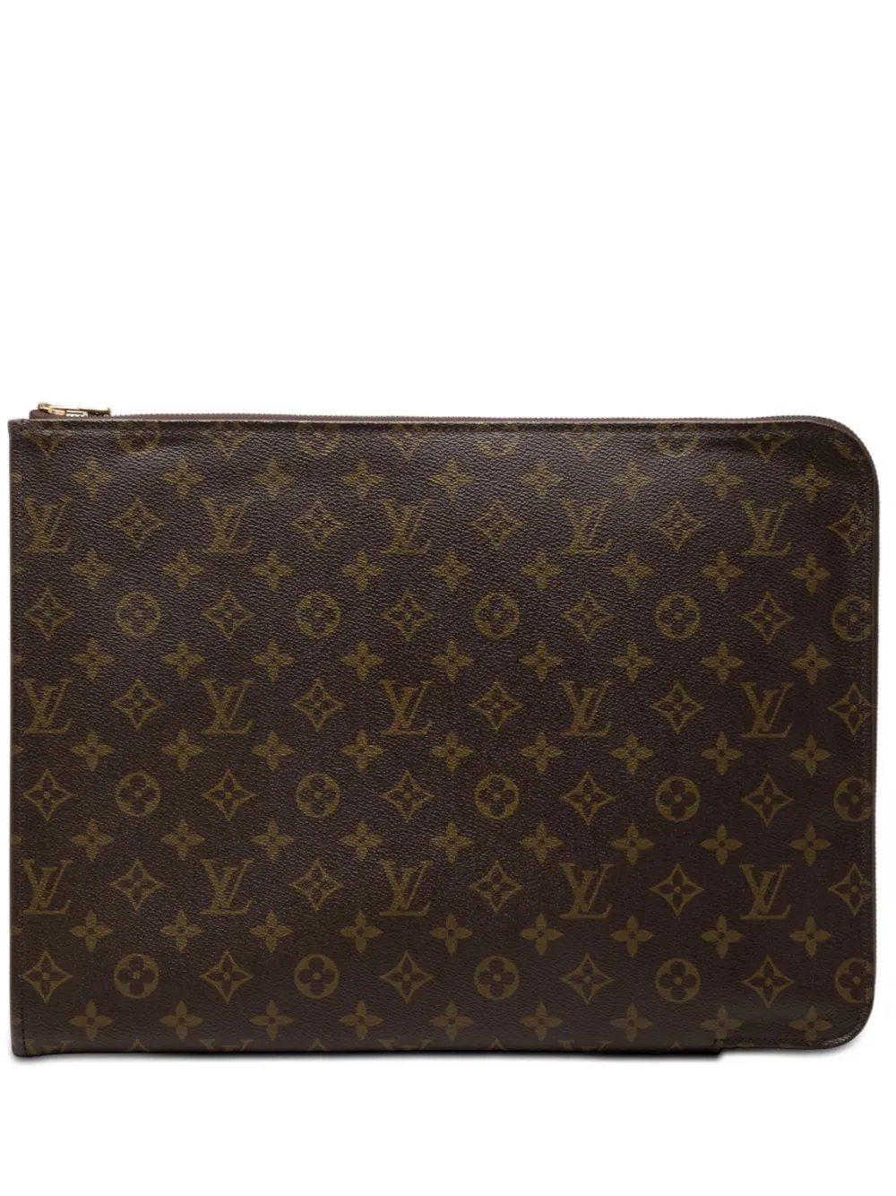 1988 Monogram Poche Documents Portfolio business bag