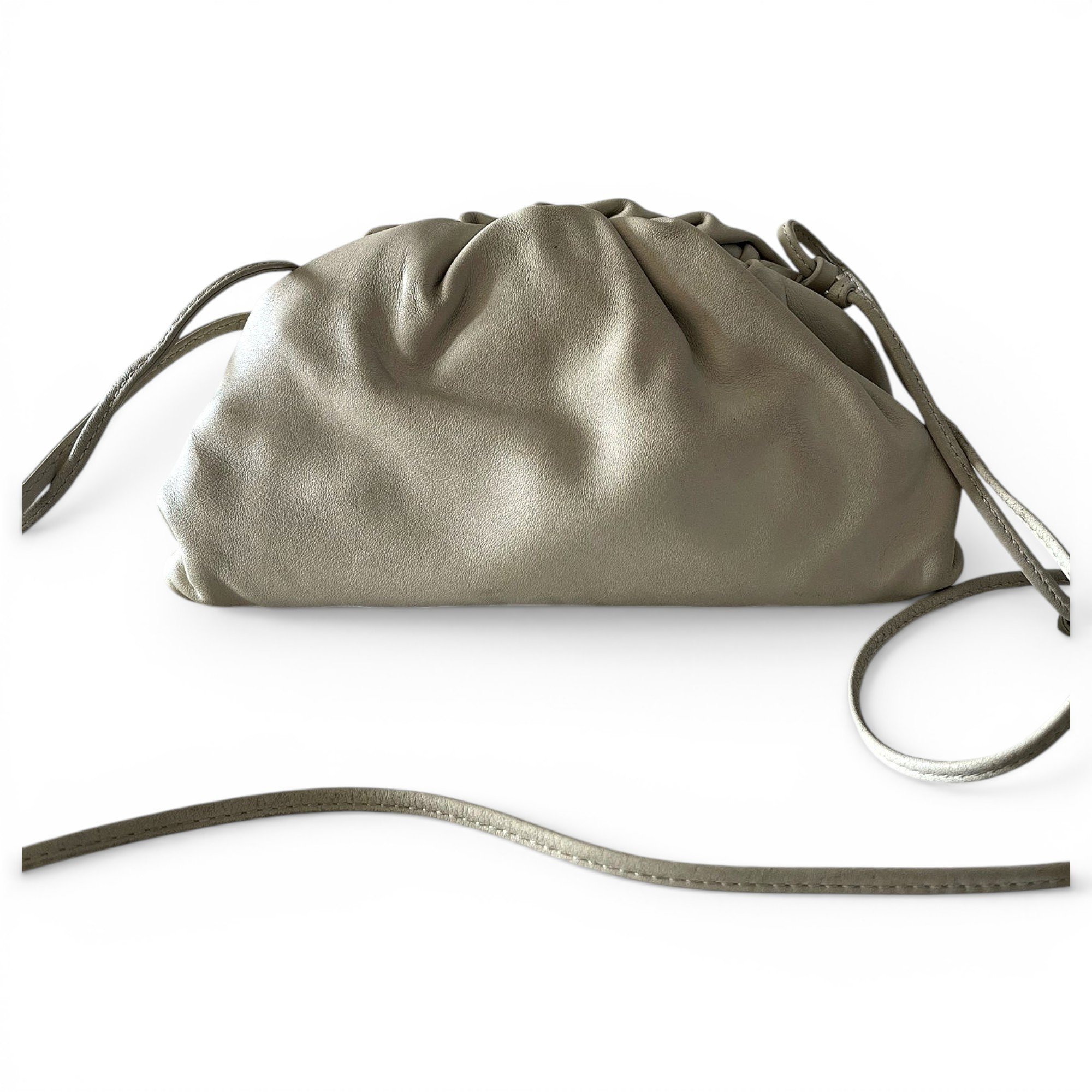 Pouch leather mini bag