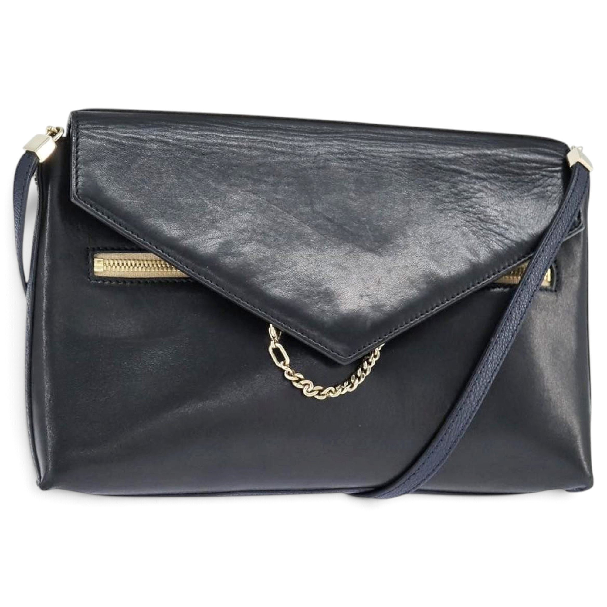C leather handbag