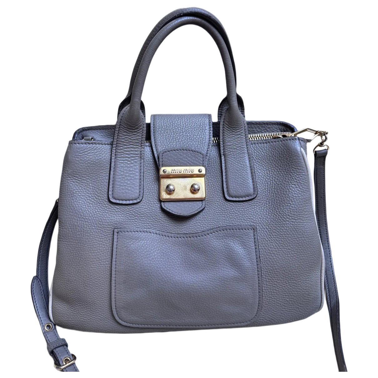 Leather handbag