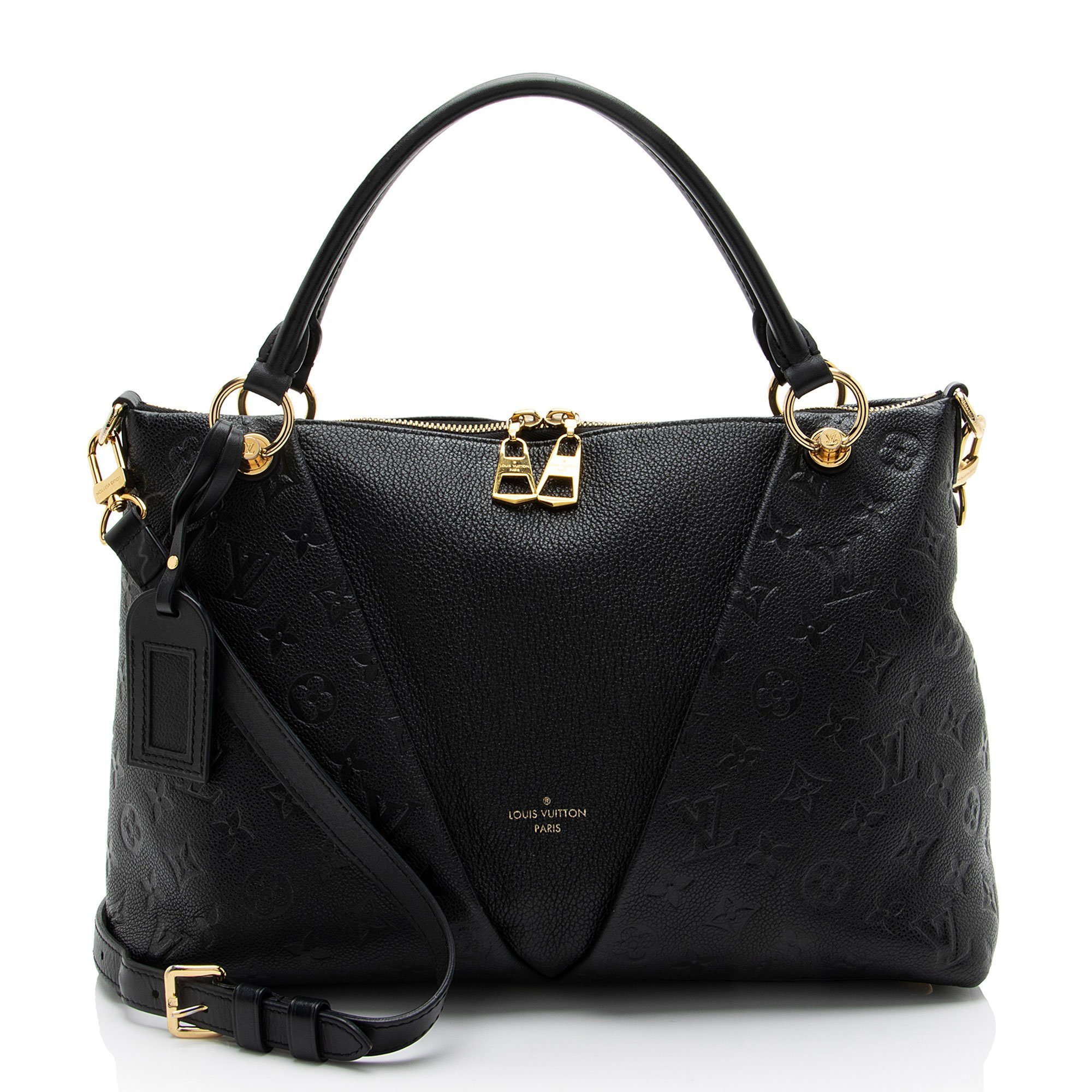 Leather tote