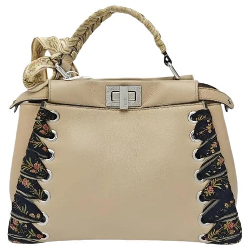 Peekaboo leather handbag