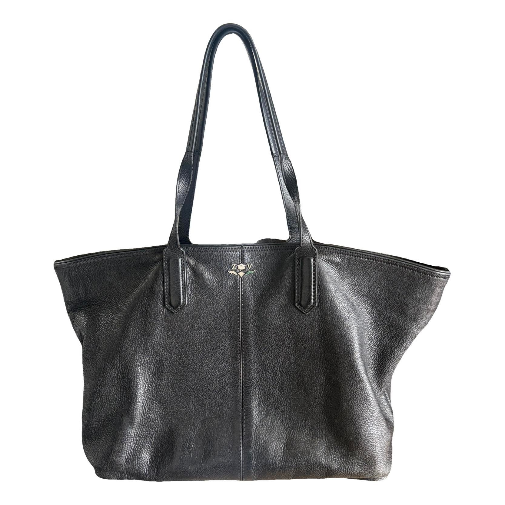 Daily leather tote