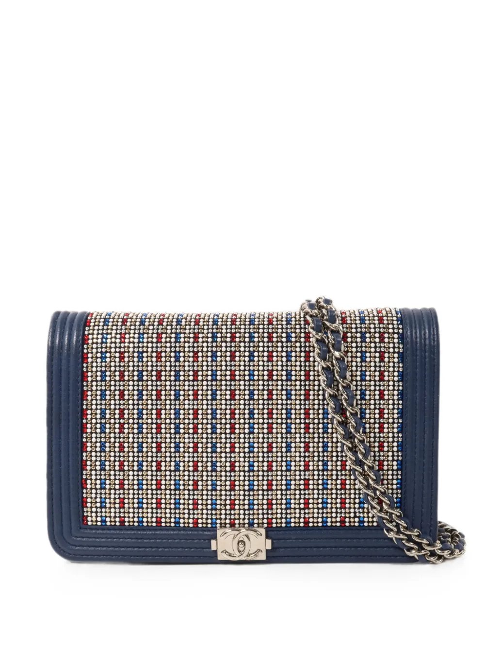 Boy strass shoulder bag