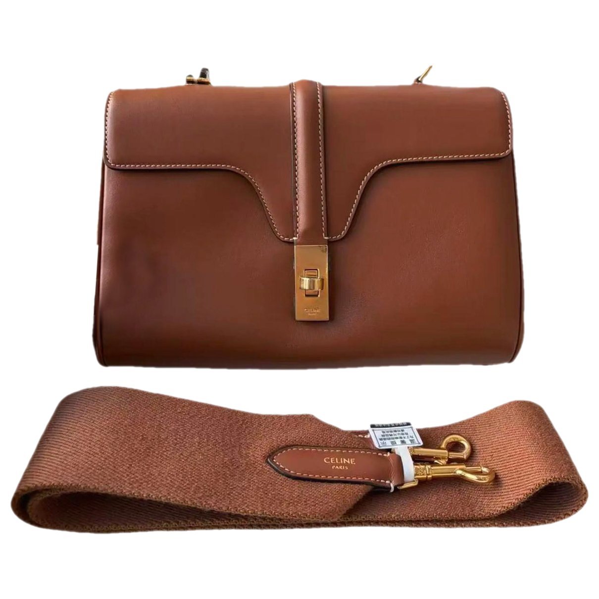 Sac 16 leather handbag