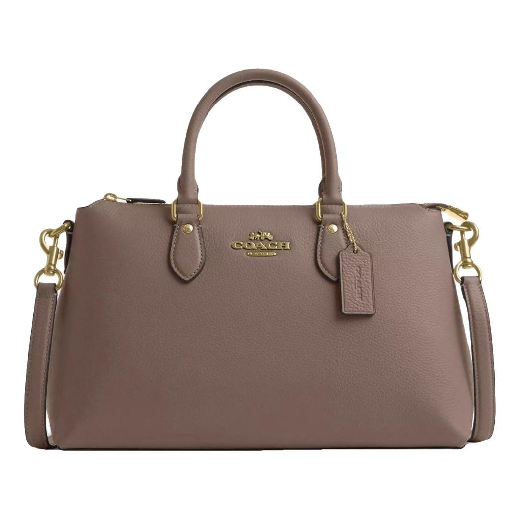 Leather tote