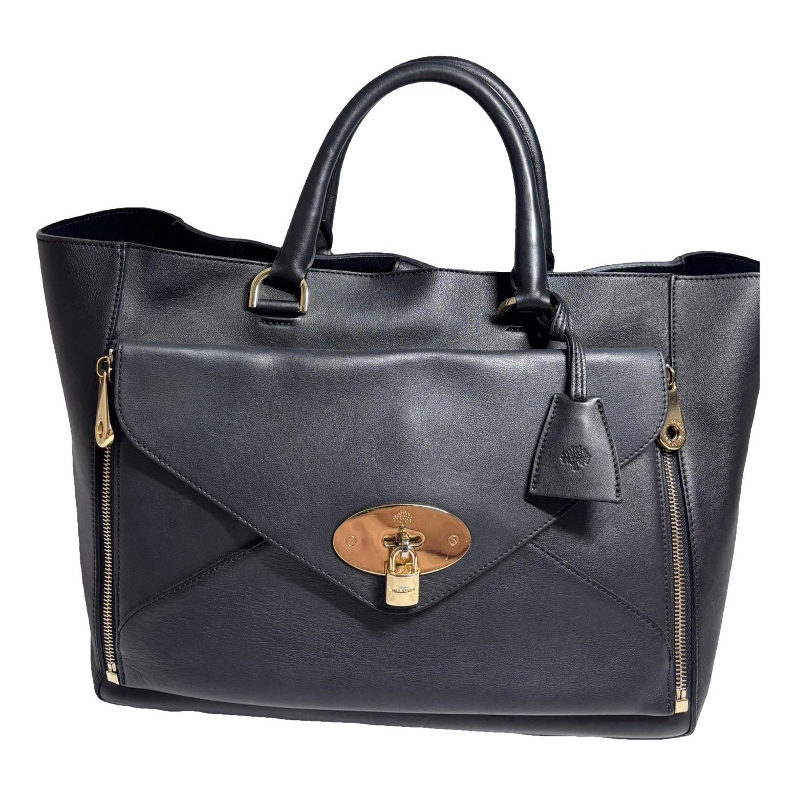 Willow leather tote