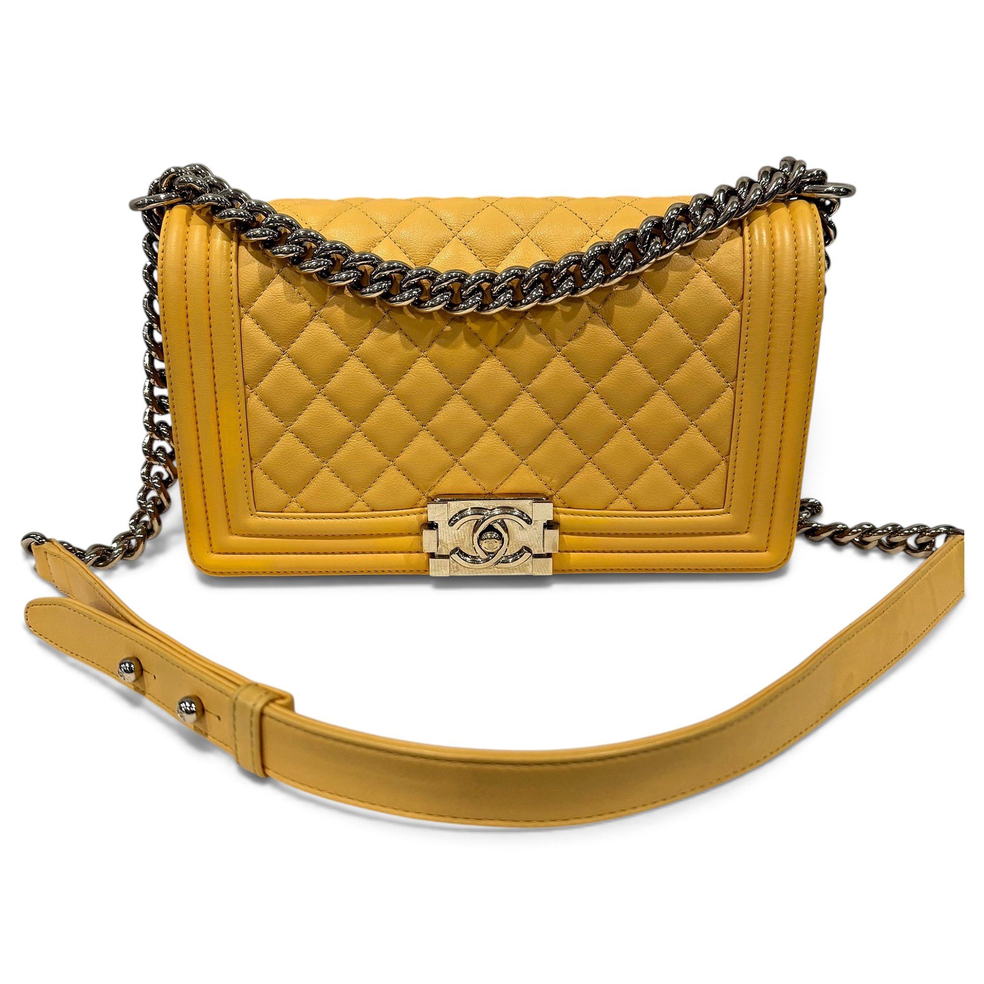 Boy leather crossbody bag