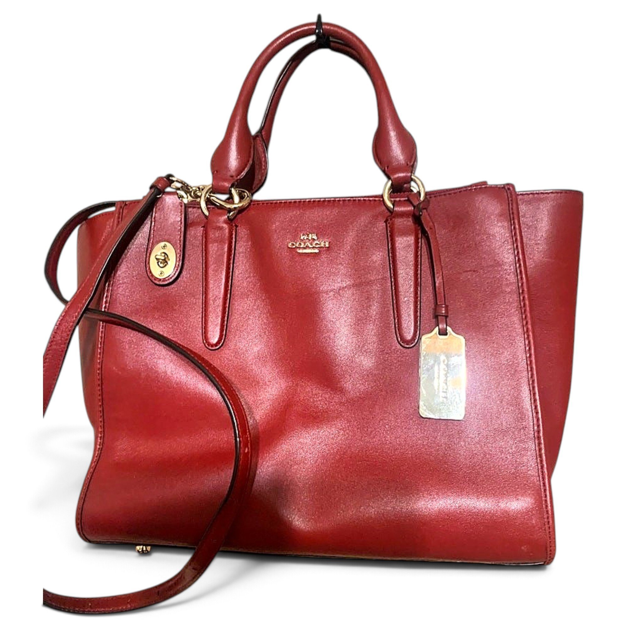 Leather handbag