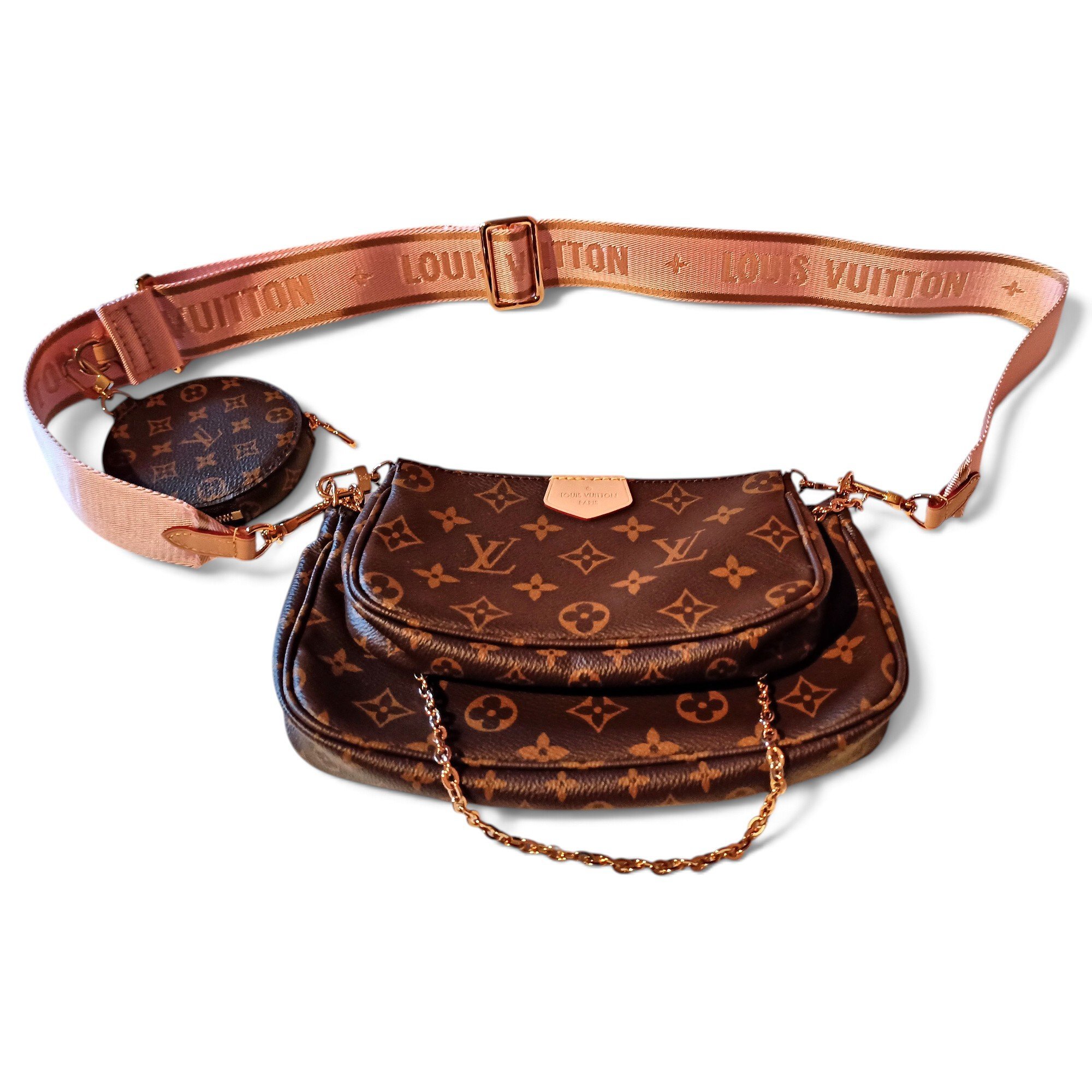 Multi Pochette Accessoires leather crossbody bag