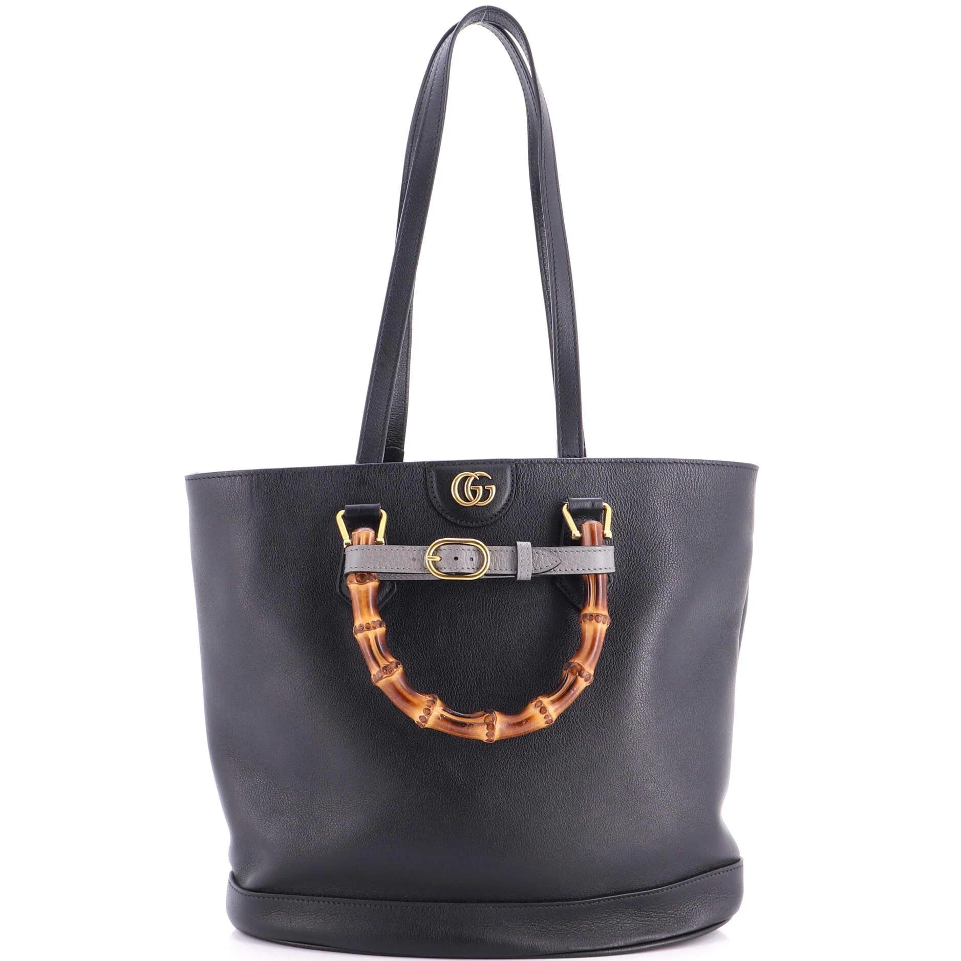 Leather tote