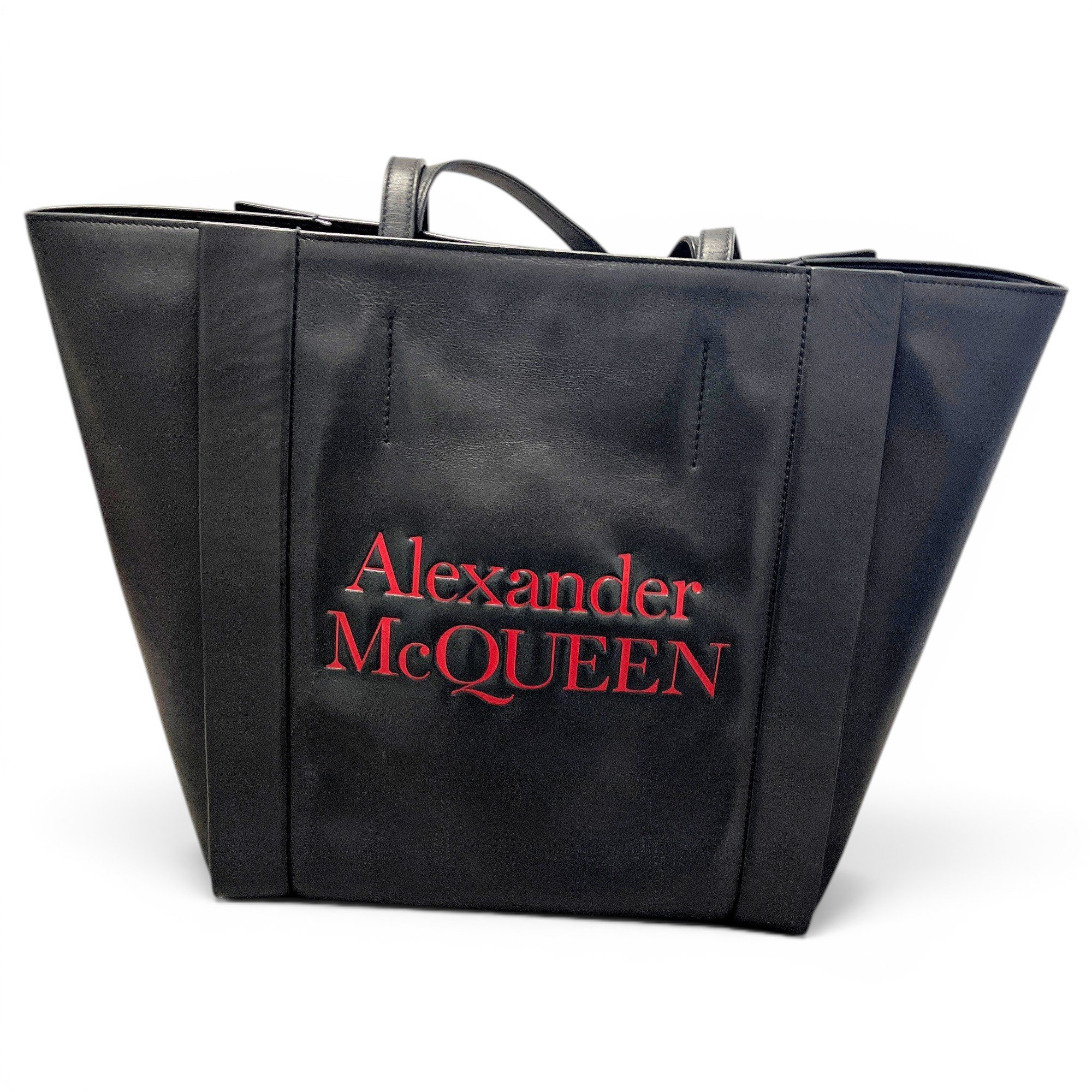 Leather tote