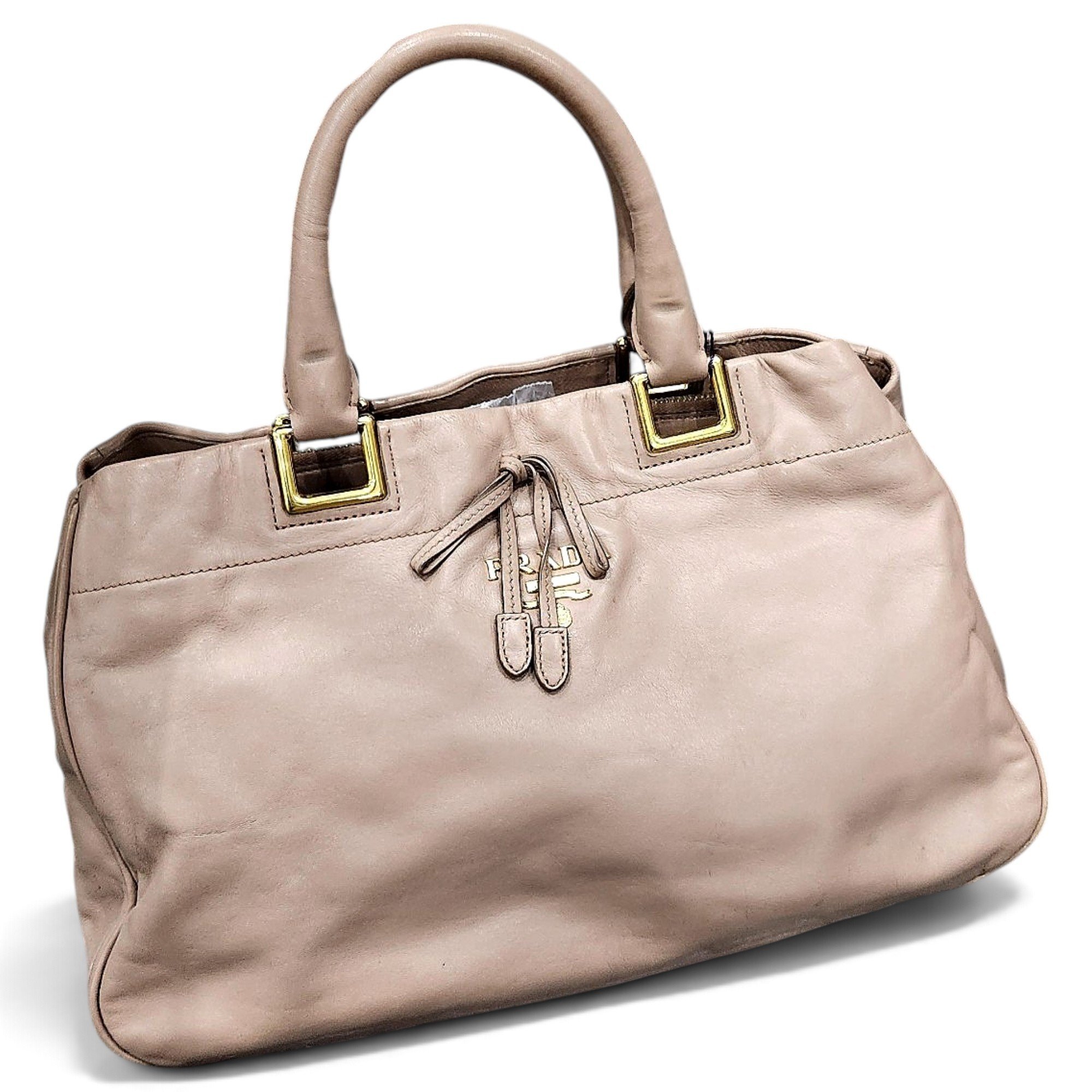 Promenade leather handbag