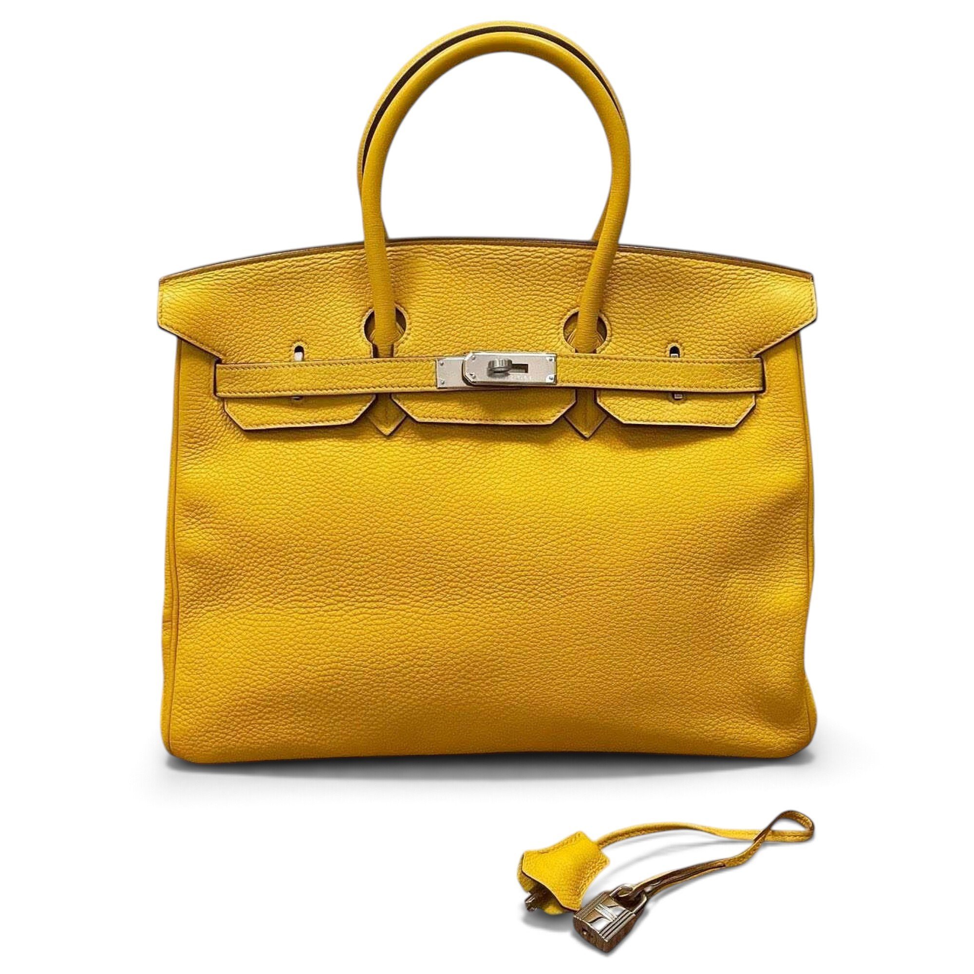 Birkin 35 leather handbag