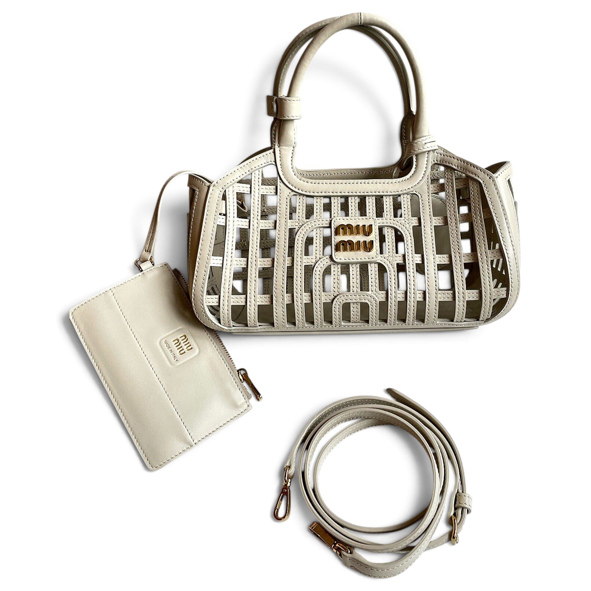 Leather handbag