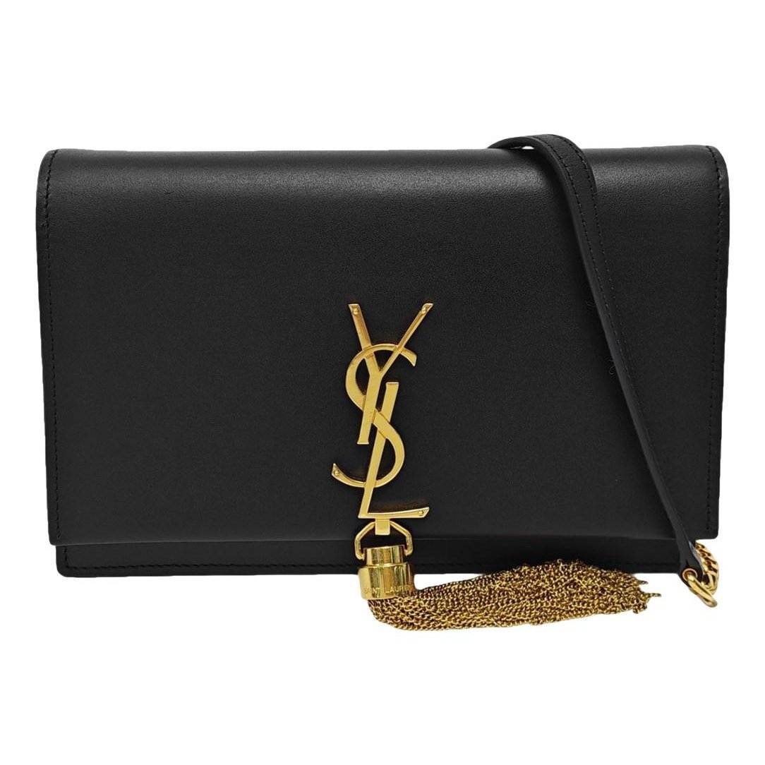 Pompom Kate leather crossbody bag