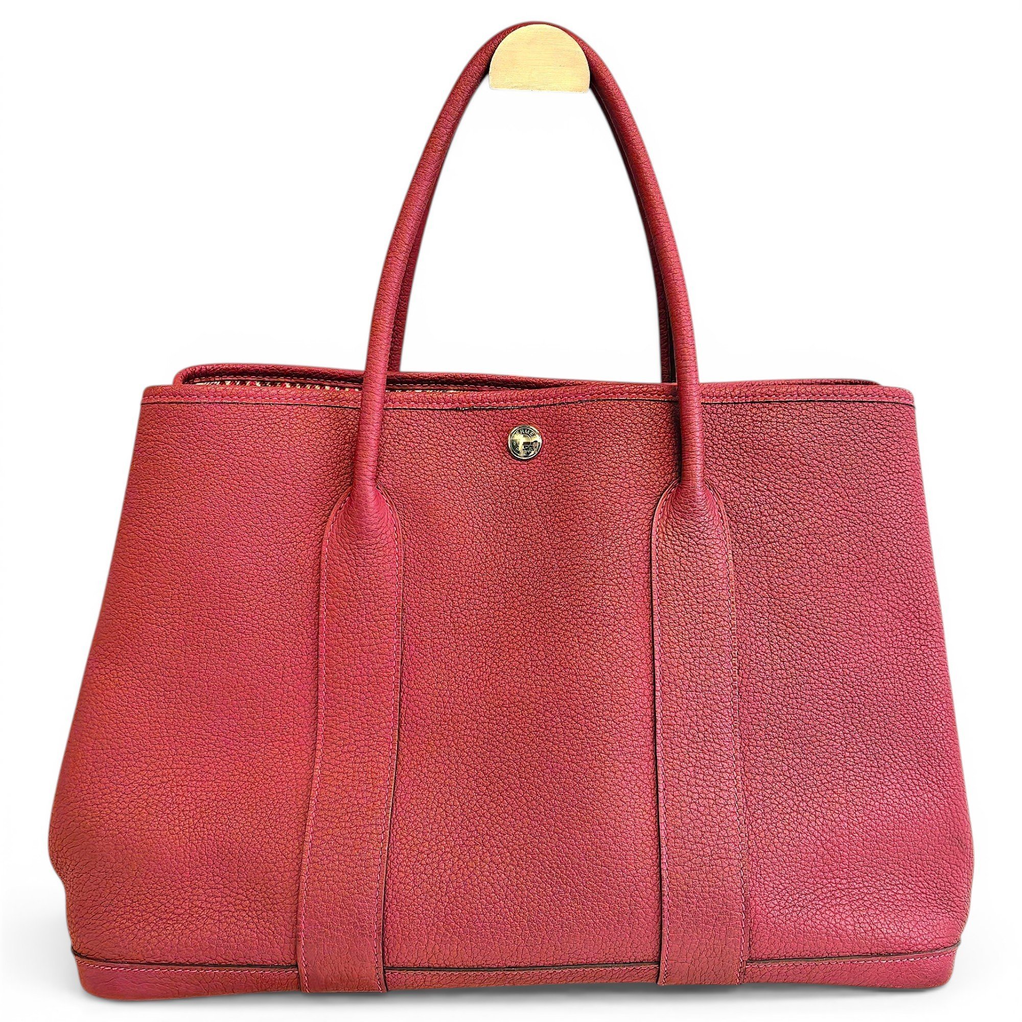 Garden Party leather handbag