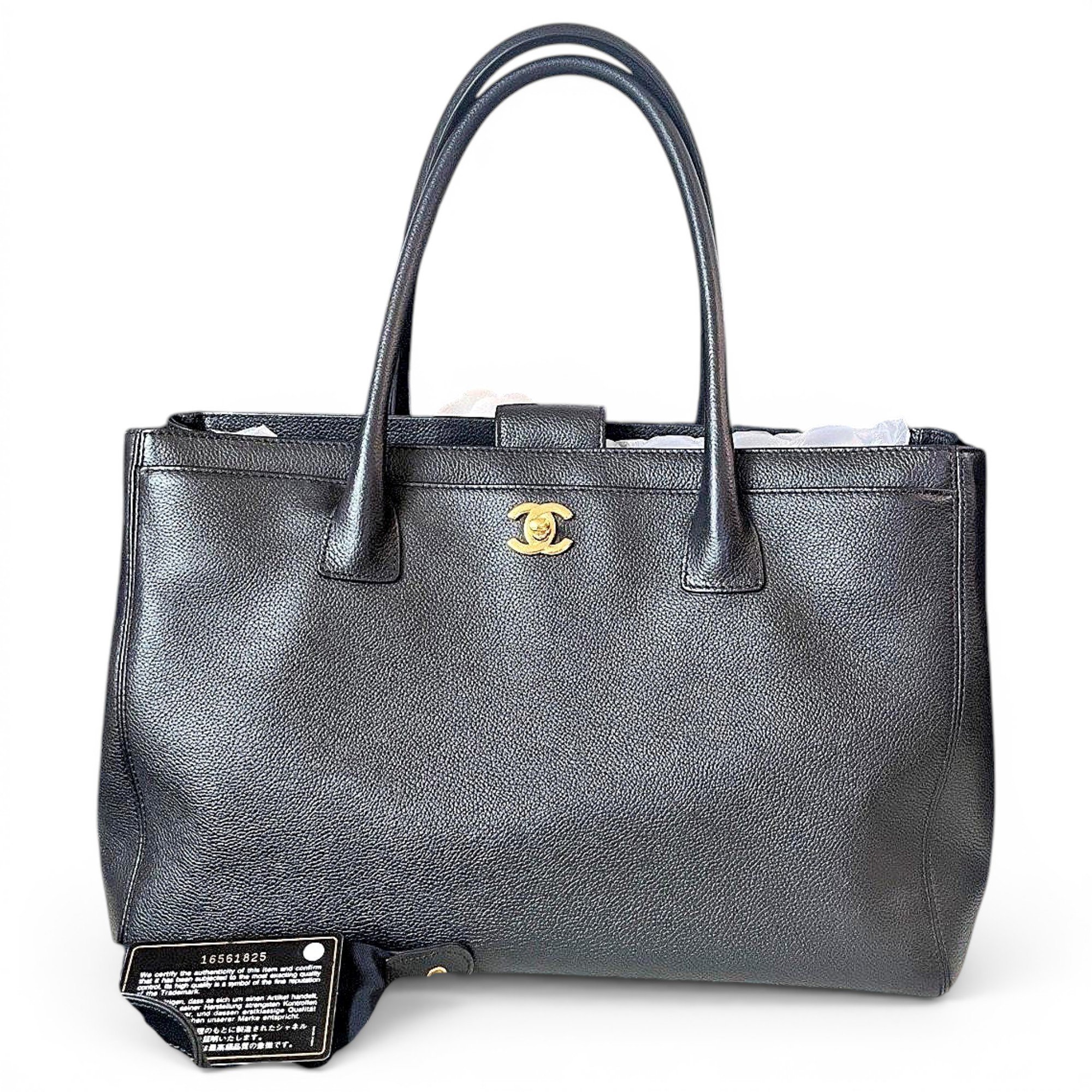 Leather tote
