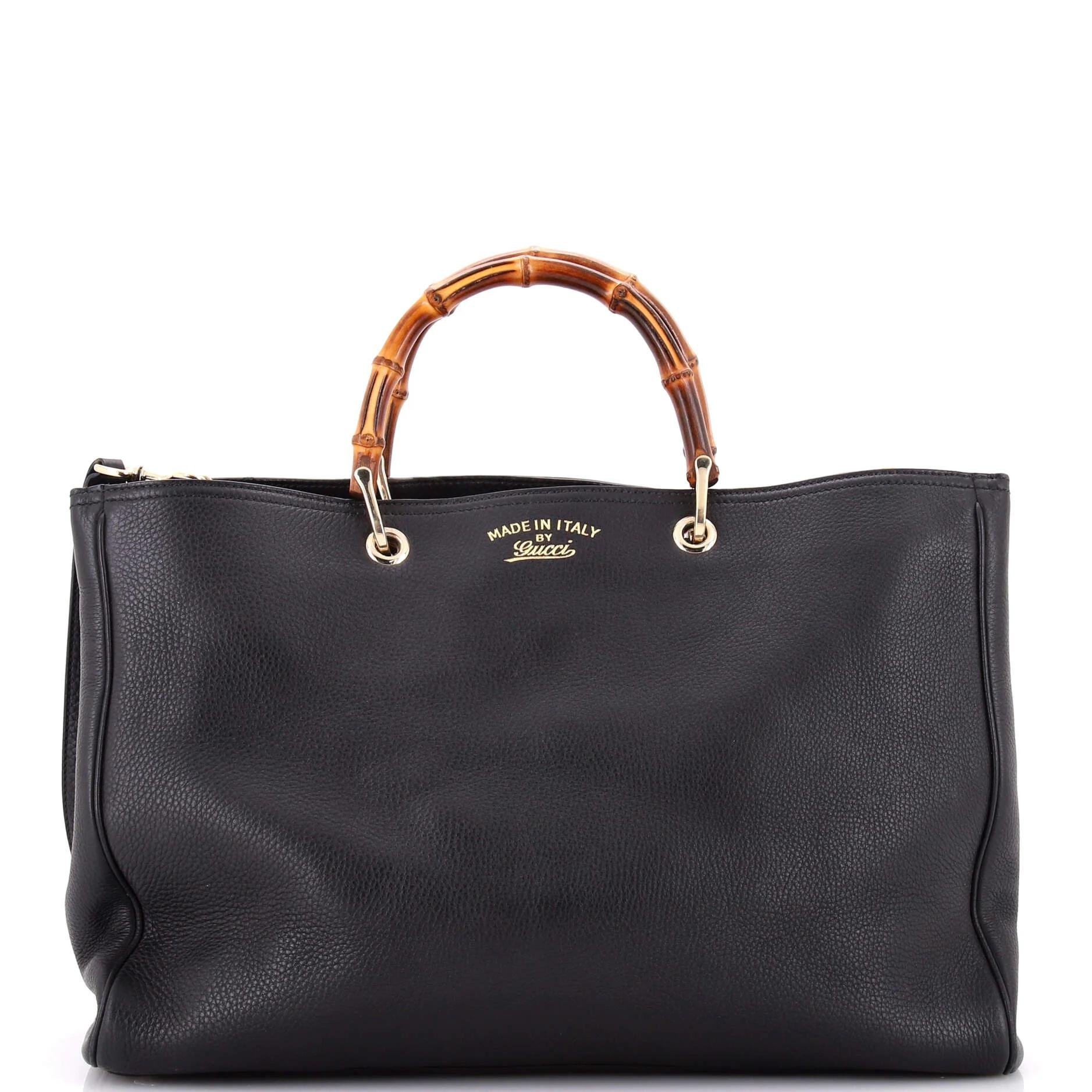 Leather tote