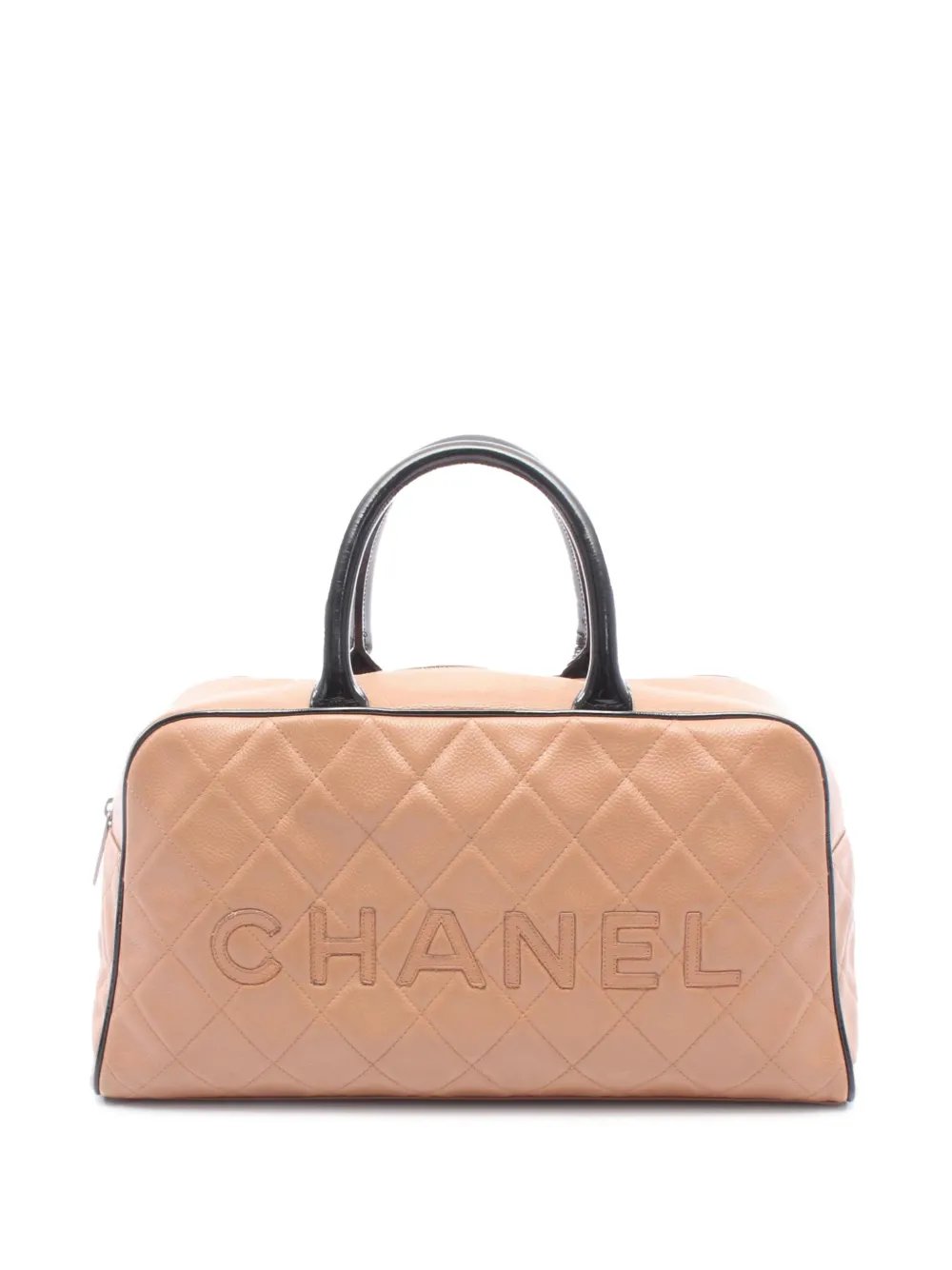 2000-2002 Large Quilted Grained Calfskin Bowler handbag