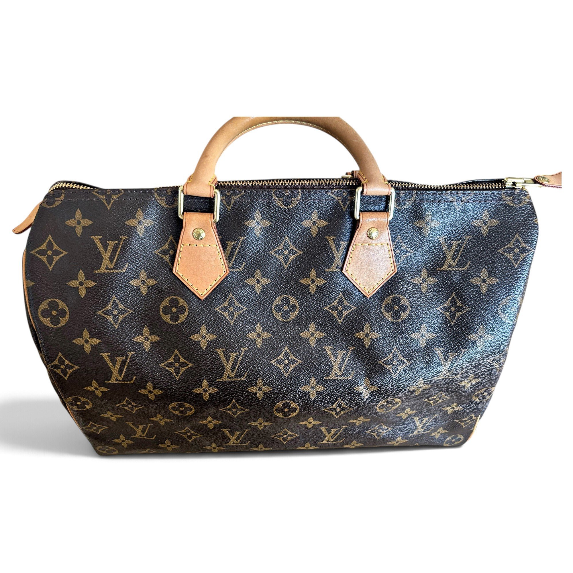 Speedy leather handbag