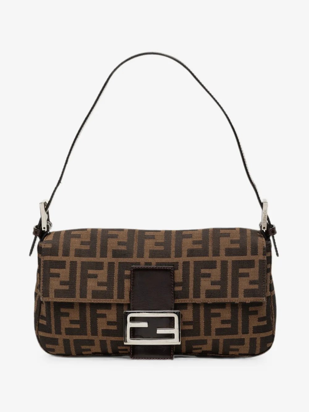 20th Century Zucca Canvas Baguette shoulder bag