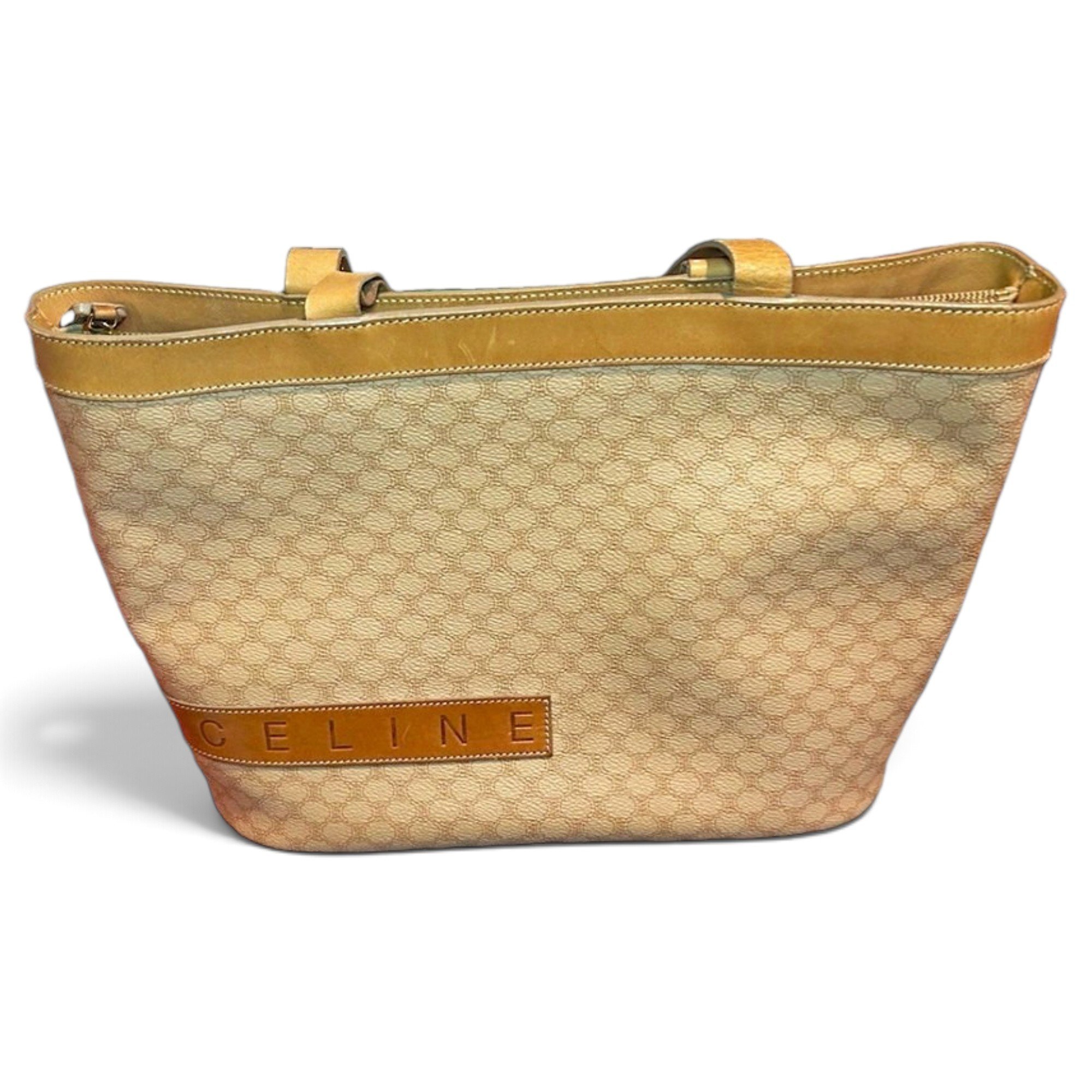 Leather tote