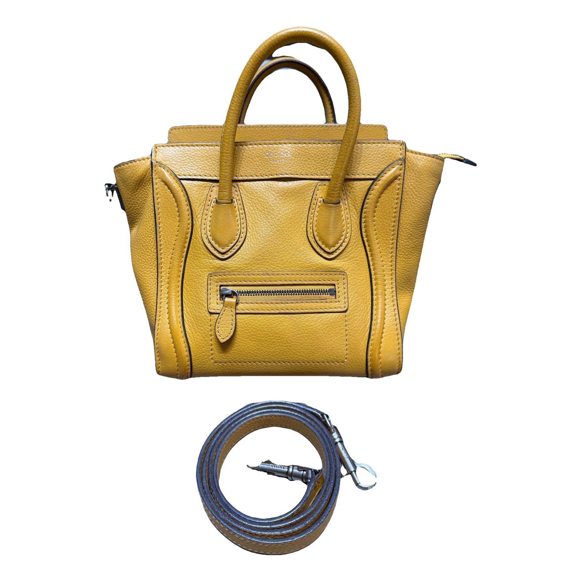 Nano Luggage leather handbag