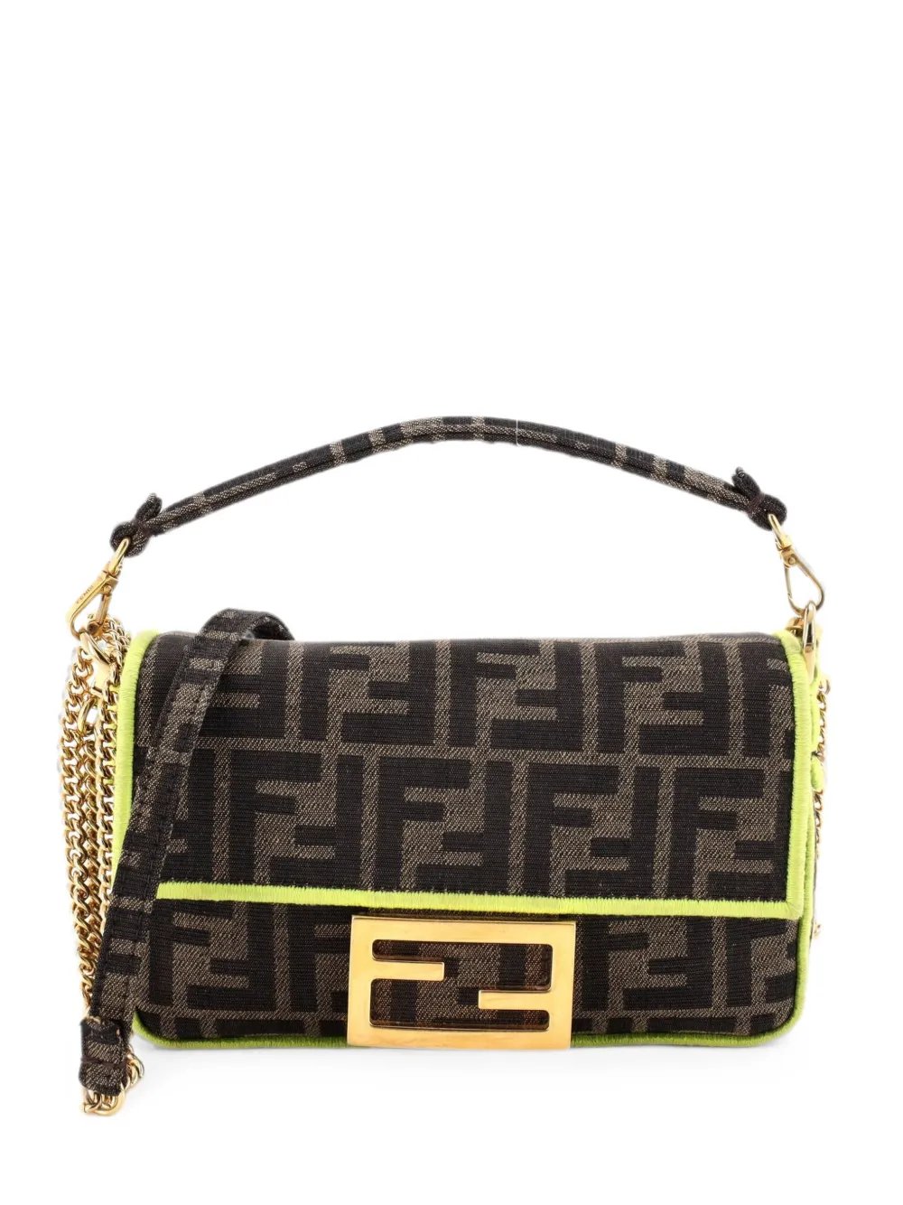 Baguette NM Bag Zucca Canvas Mini crossbody bag