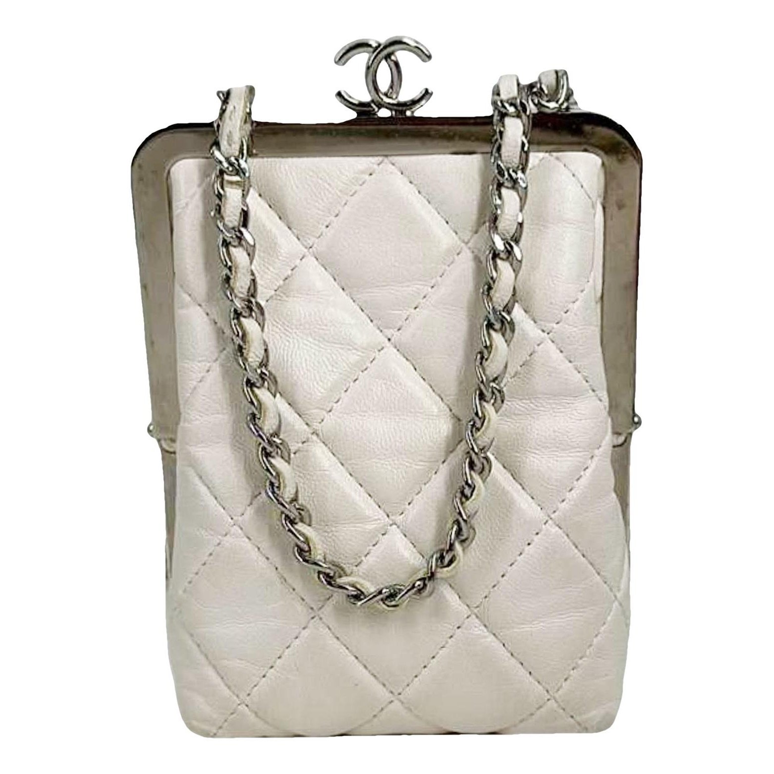Leather clutch bag