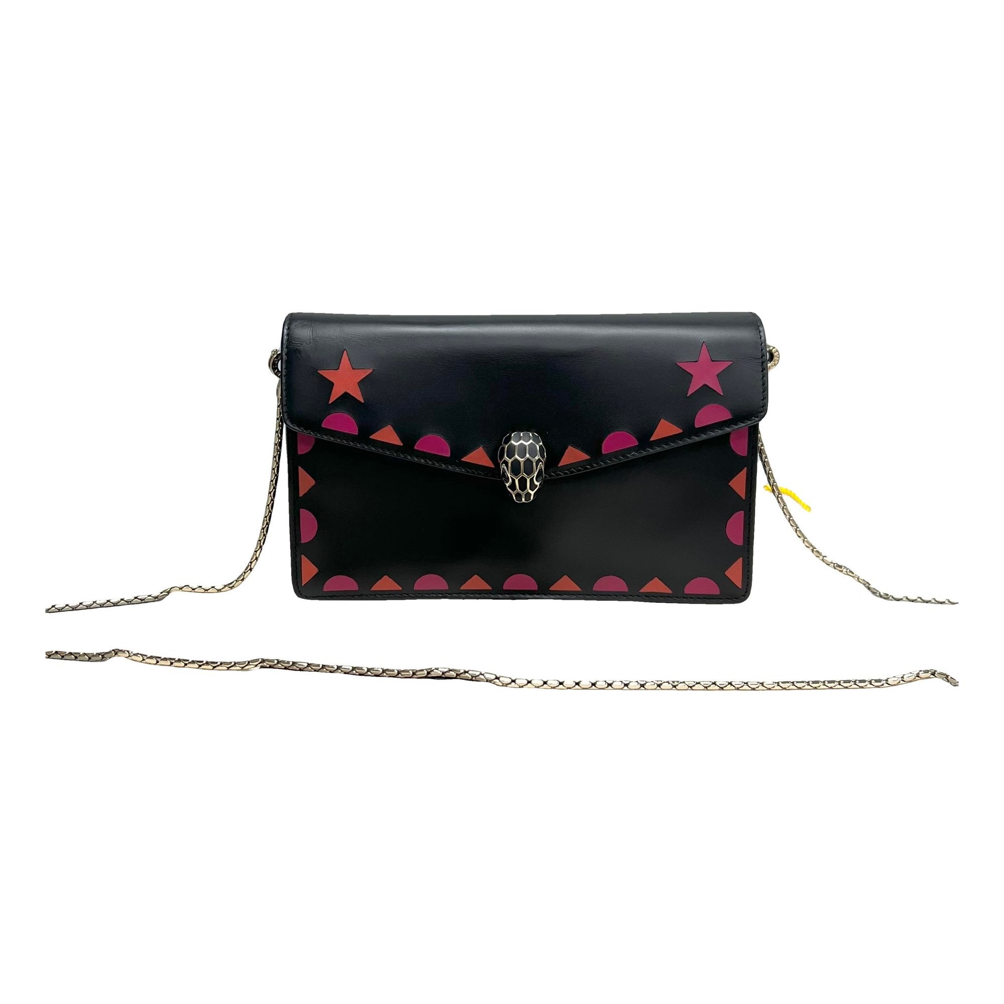 Serpenti leather handbag