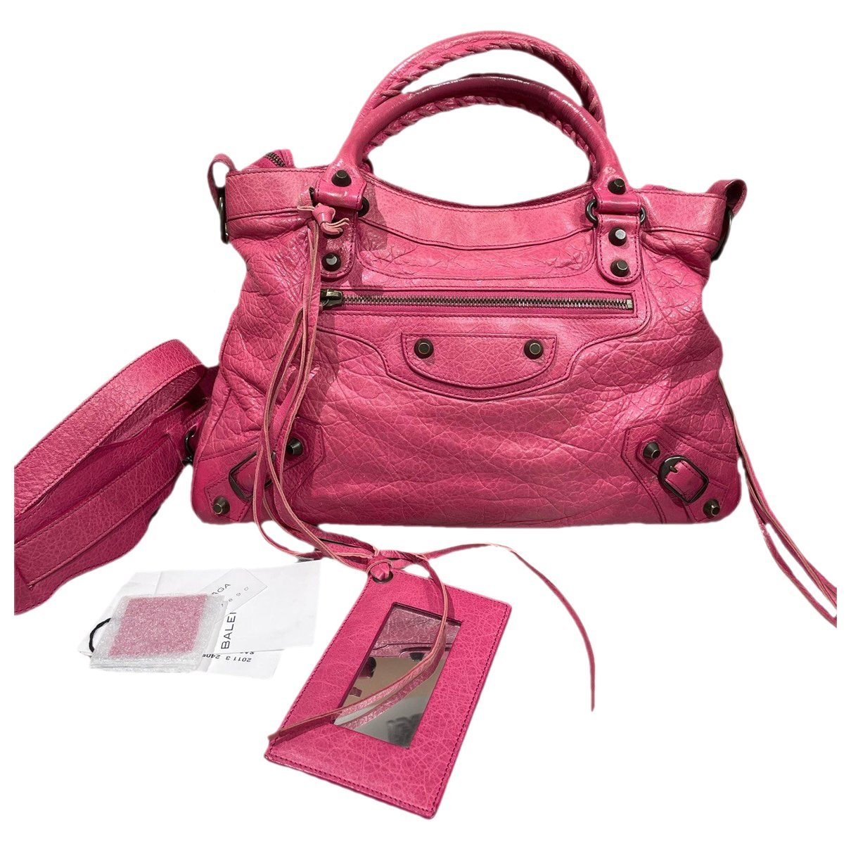 Leather handbag